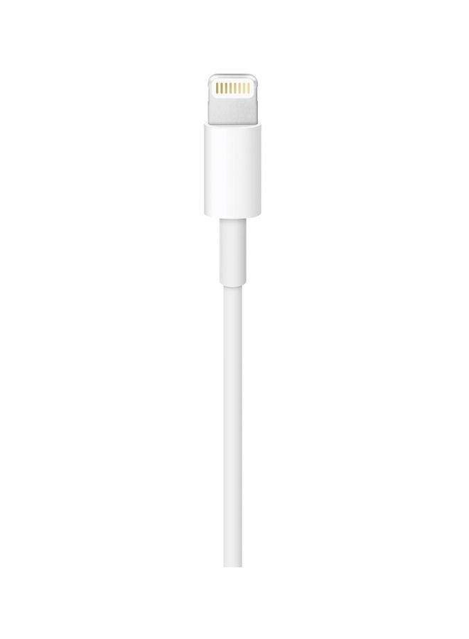 Generic - Lightning To USB Cable For iPhone 6s 6s Plus 6 Plus SE 5s 5c 5 iPad iPod White - Image 1