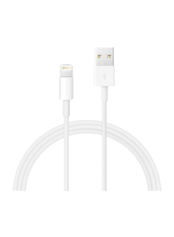Generic - Lightning To USB Cable For iPhone 6s 6s Plus 6 Plus SE 5s 5c 5 iPad iPod White - Image 1