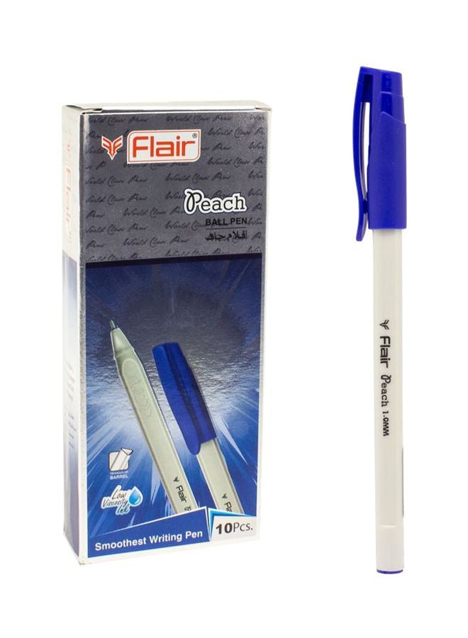 Flair - Peach Ball Pen Blue - Image 1
