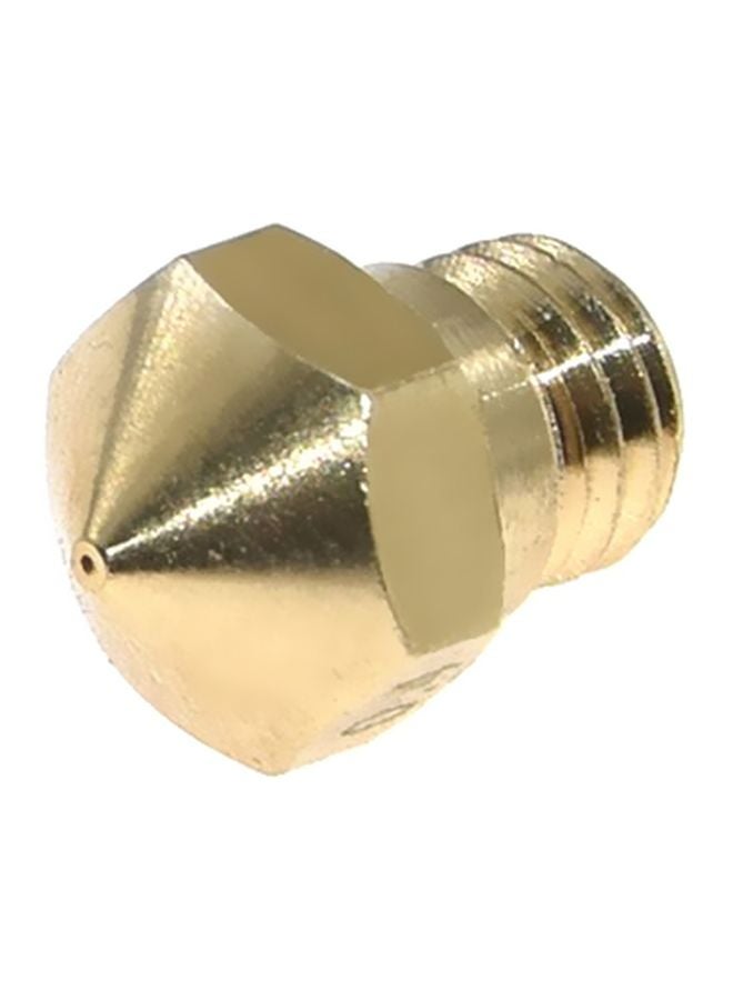 Pack Of 10 Nozzle Extruder Print Head Gold - Image 1
