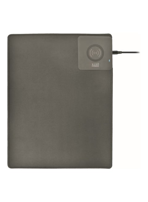 Mouse Pad With Built-In Wireless Charger Black
