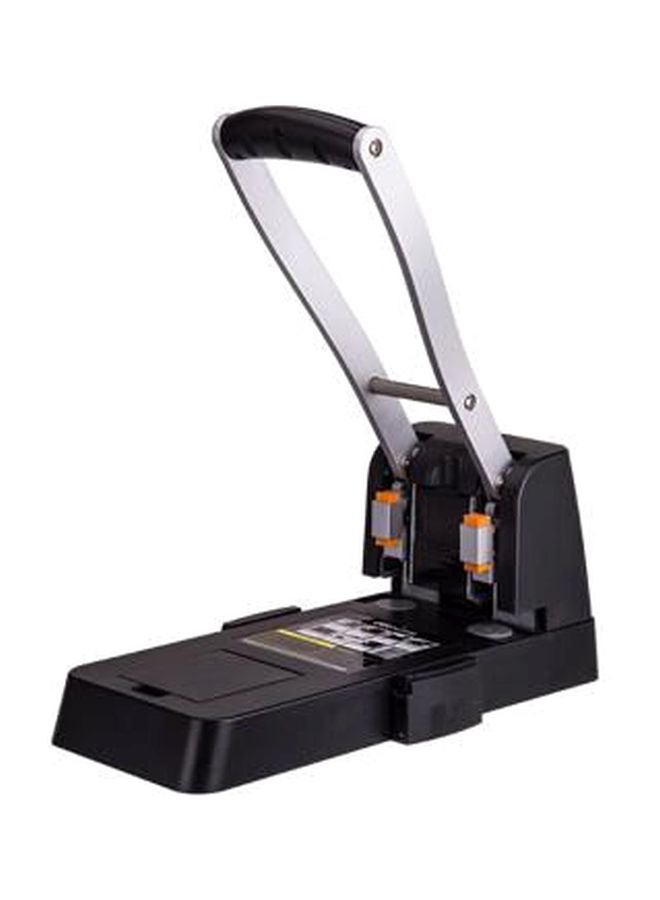 Deli Deli 0150 Heavy Duty Punch, Black/Silver 