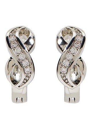 Stone Embellished Stud Earrings - v1584528852/N35521683A_1