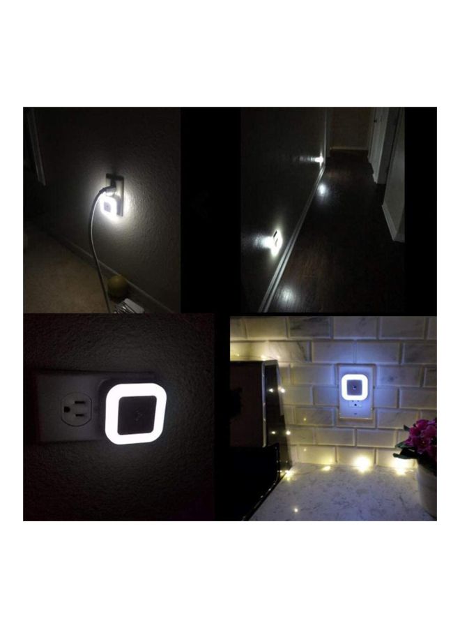 4-Piece Auto Sensor Square LED Light Set White 10cm - Image 3
