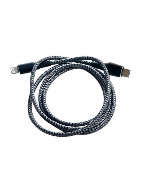 USB C To Lightning Charging Cable For Apple iPhone/iPad/iPod Black