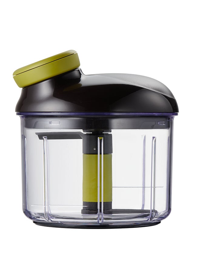 Tefal Manual Chopper Convenient Black Transparent Green 900Ml, Plastic, K1320404 + Salad Bowl  Transparent Green 1Litre, Plastic K3100112 Green/Black/Clear 16.7x9.5cm - Image 2