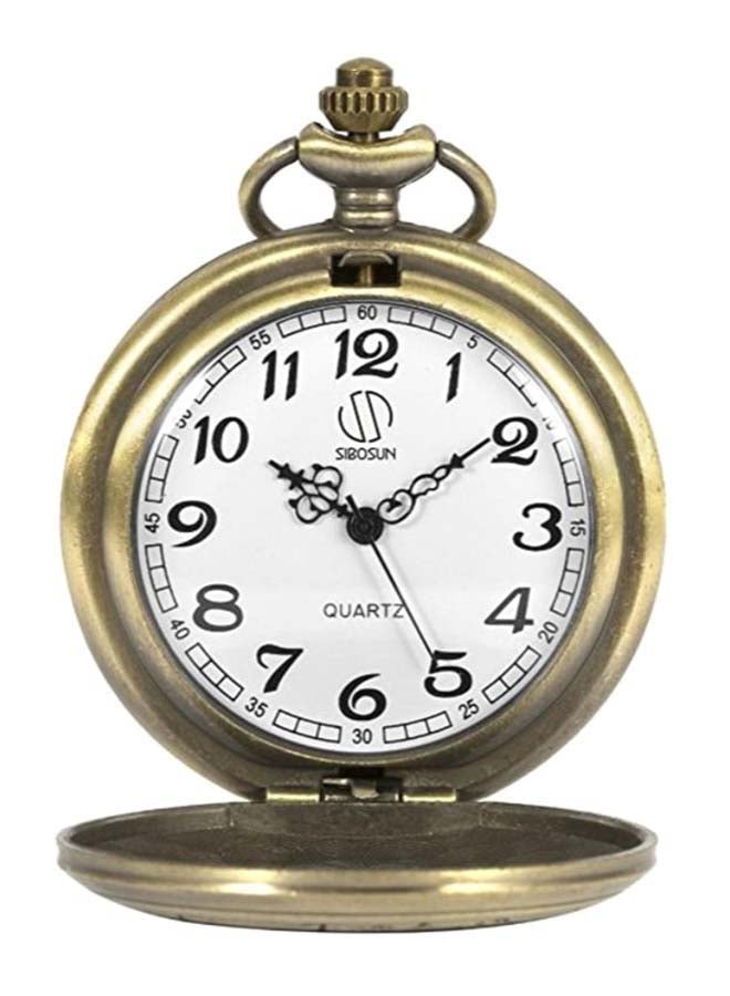 Vintage Alloy Analog Pocket Watch WD128  - Image 1