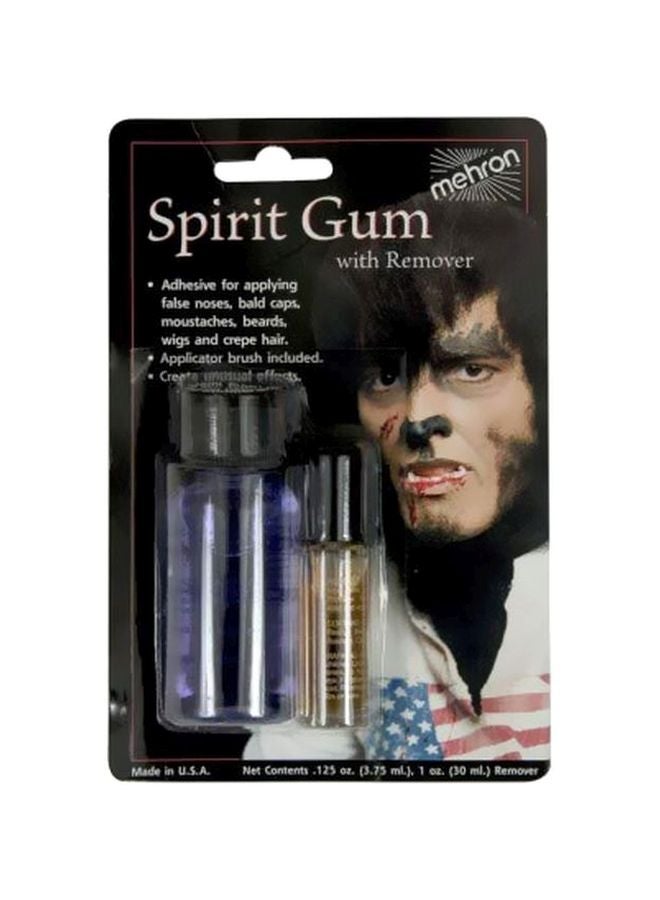 mehron Spirit Gum With Remover Clear - Image 2