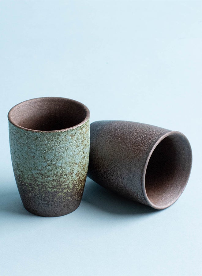 Prickly Pear Kaiya Ceramic Coffee Mug Brown  - Image 2