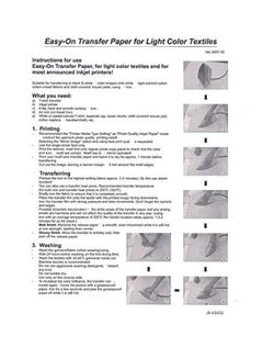 Libra Fabric Transfer Paper Pack- 10 Sheets  - Image 3