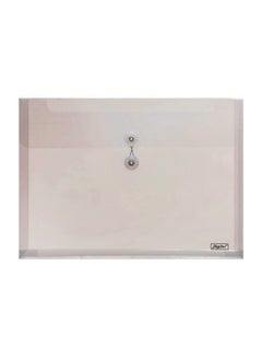 Digital Envelope Folder with String, White