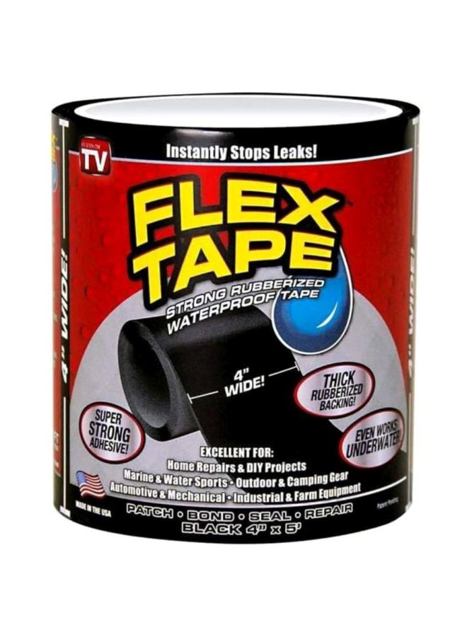 FLEX - Super Strong Duct Tape Black 197x4inch - Image 1