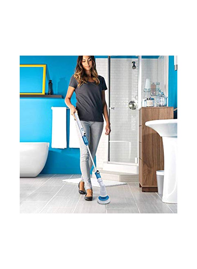 Gerenic 3-In-1 Electric Cleaning Brush Set White/Blue 21.5x5.9x4.4inch - Image 2