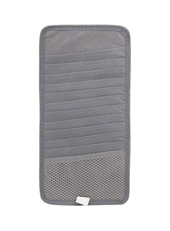 حافظة لحمل أقراص CD/DVD للسيارة مكونة من 18 جيباً