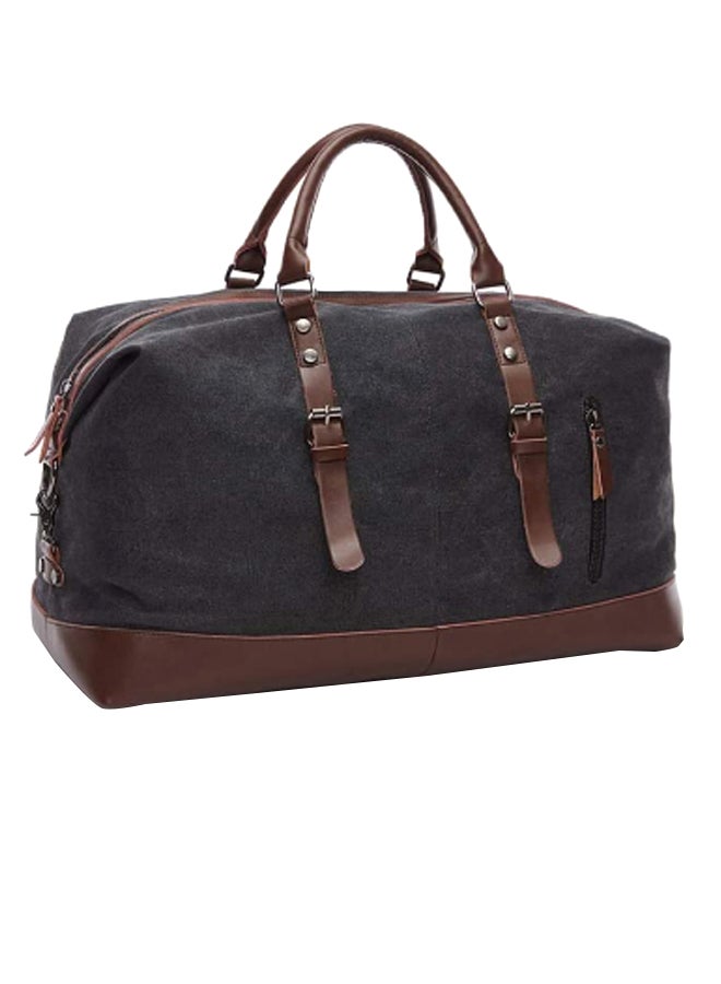 Beauenty Portable Travel Duffel Bag Black/Brown  - Image 2