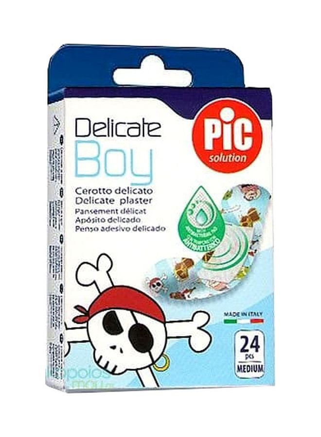 بي آي سي ضمادات لاصقة رقيقة من 24 قطعة