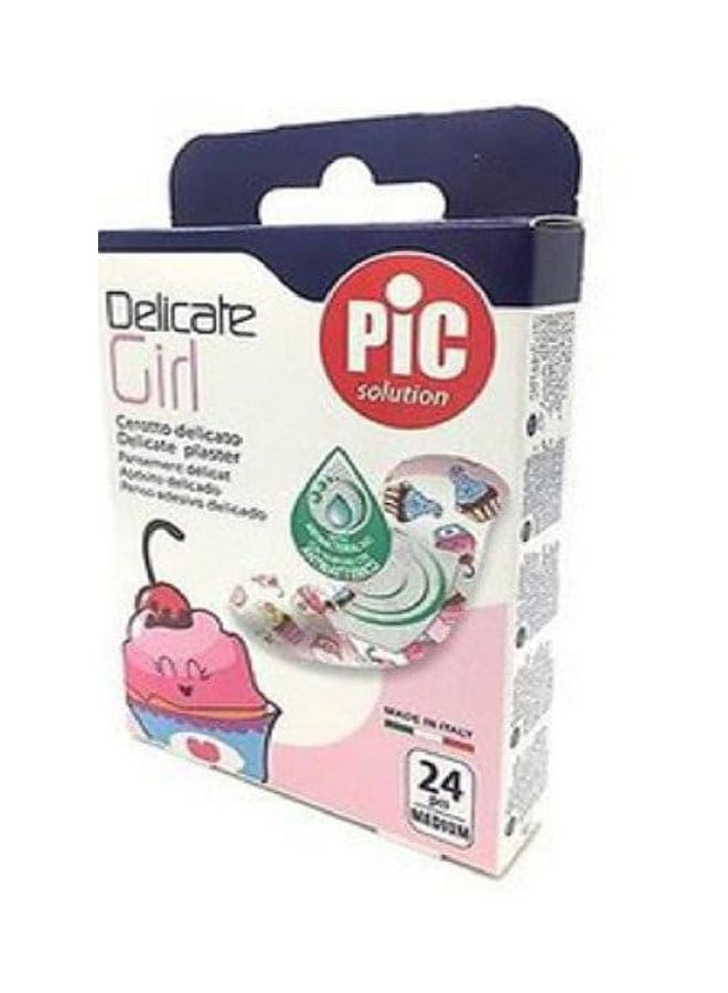 بي آي سي ضمادات لاصقة رقيقة من 24 قطعة