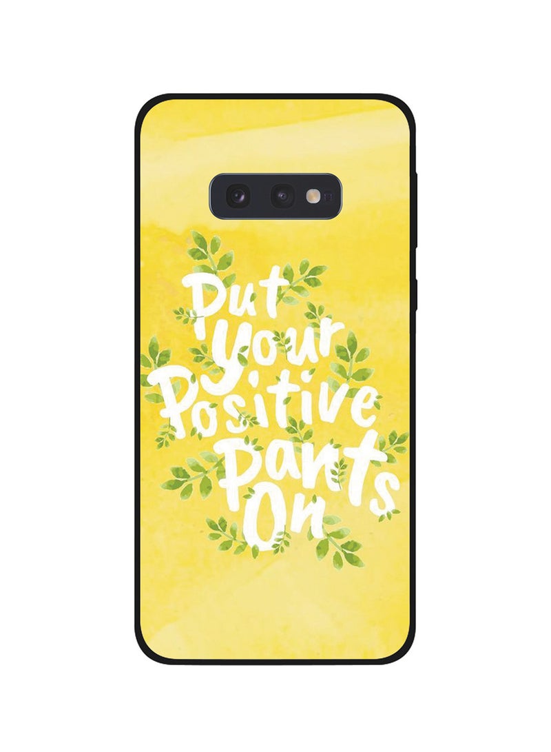 Theodor Protective Case Cover For Samsung Galaxy S10E Positive Pants On 