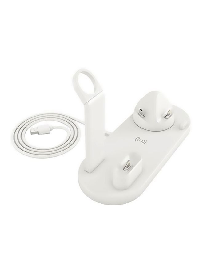 3-In-1 Wireless Charger White - Image 1
