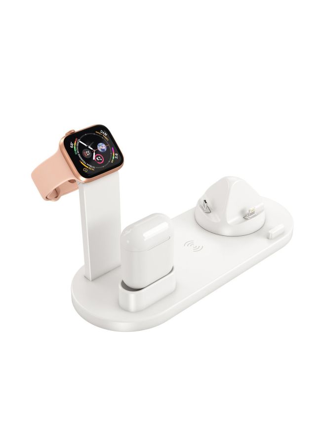 3-In-1 Wireless Charger White - Image 2