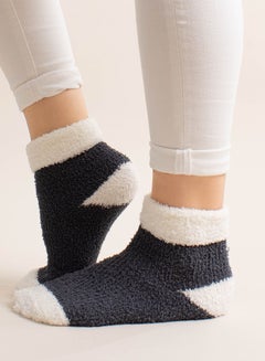 Prickly Pear Cozy Slipper Socks Grey  - Image 2