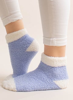 Prickly Pear Cozy Slipper Socks Purple  - Image 2