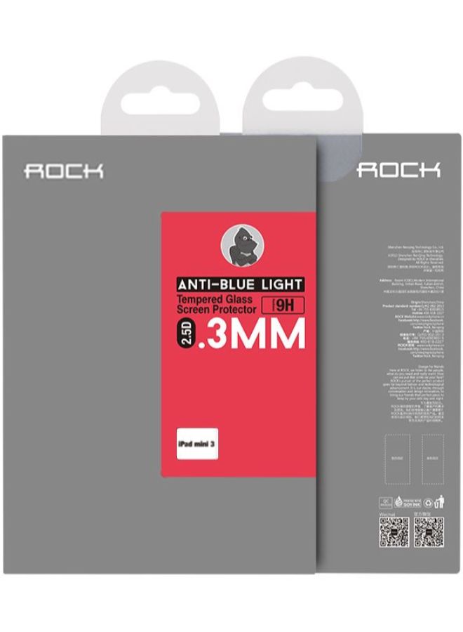 روك لاصقة حماية للشاشة من الزجاج المقوى بحافة 2.5D لآي باد ميني 3 شفاف - Image 2
