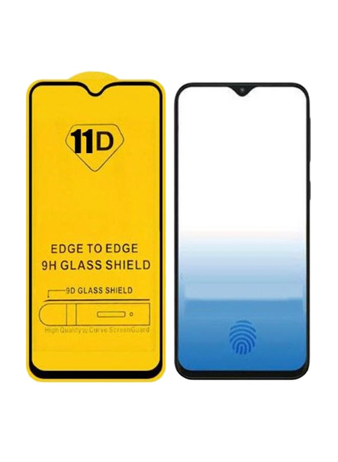9H 11D Full Curved Tempered Glass Screen Protector For Samsung Galaxy A70 Clear/Black - Image 1