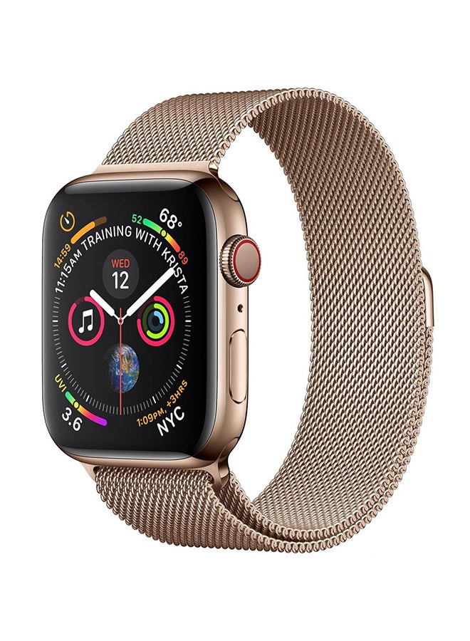 Generic - Stainless Steel Bracelet Watch Band Strap For Apple iWatch Series 1/2/3/4 Gold - Image 1