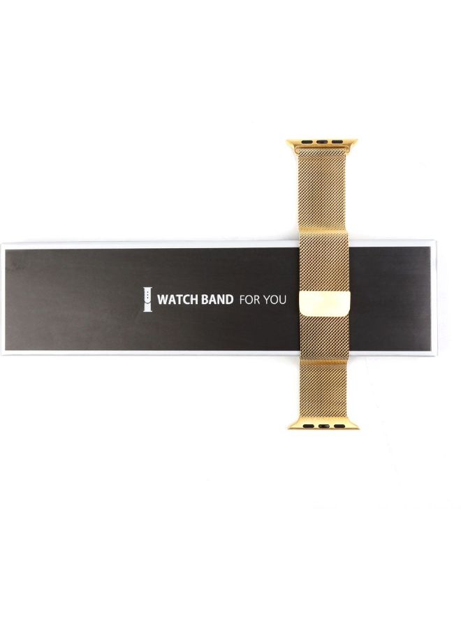 Milanese - Stainless Steel Mesh Bracelet For Apple Watch Gold - Image 1