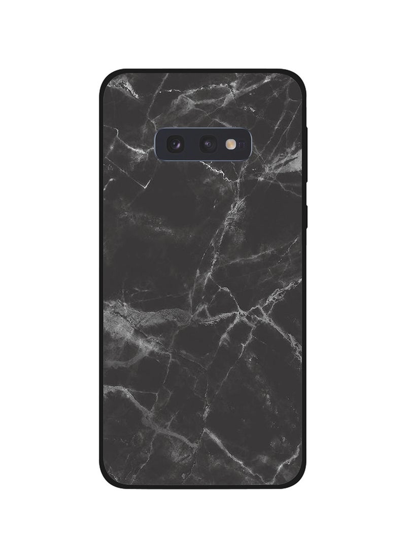ثيودور غطاء حماية واقِ لهاتف سامسونج جالاكسي S10E أسود مرمري