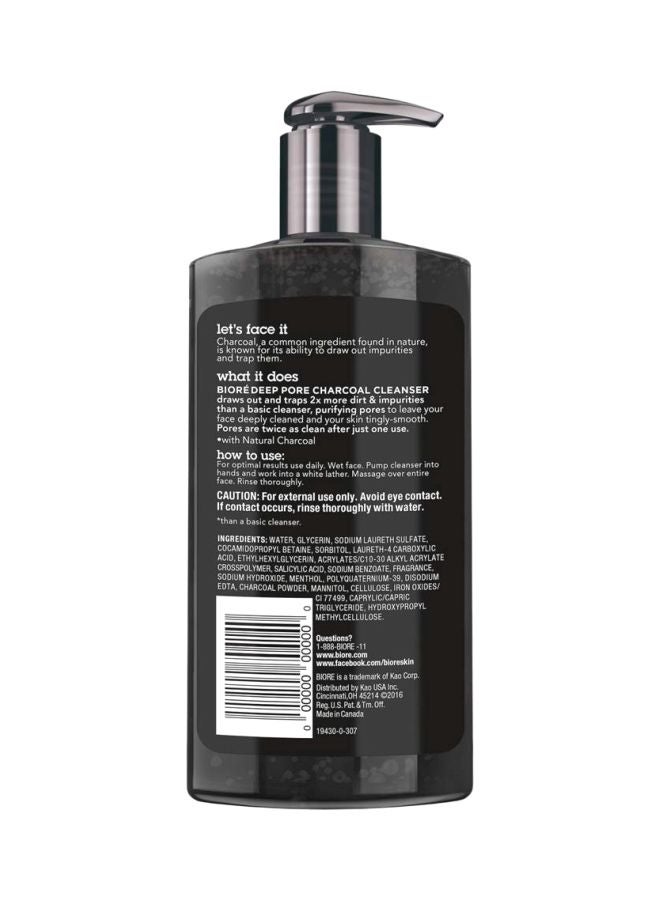 Biore Deep Pore Charcoal Cleanser Black 200ml  - Image 2