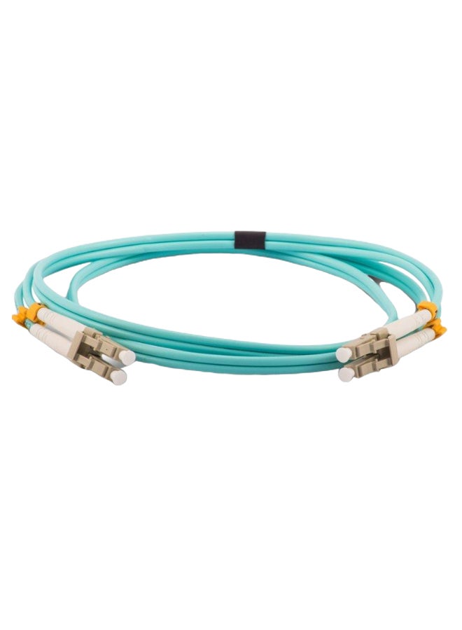 Generic - Duplex Multi-Mode Fiber Optical Network Cable Aqua - Image 1