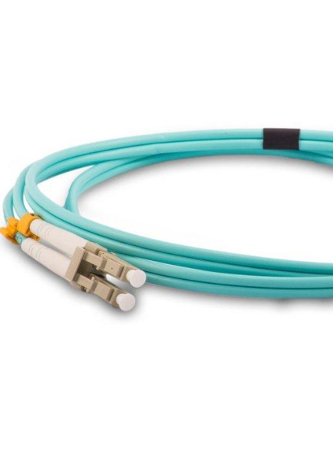 Generic - Duplex Multi-Mode Fiber Optical Network Cable Aqua - Image 1