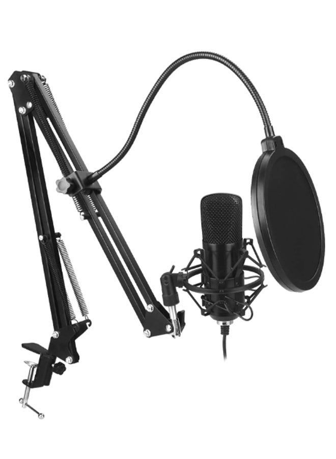 Generic - Podcast Recording Microphone Kit Black - Image 1