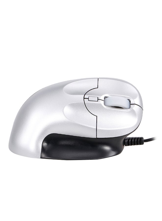 6D Wired Optical Gaming Mouse Black/Silver - Image 1