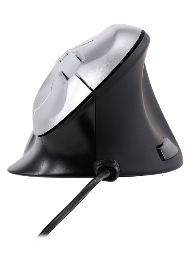 6D Wired Optical Gaming Mouse Black/Silver - Image 2