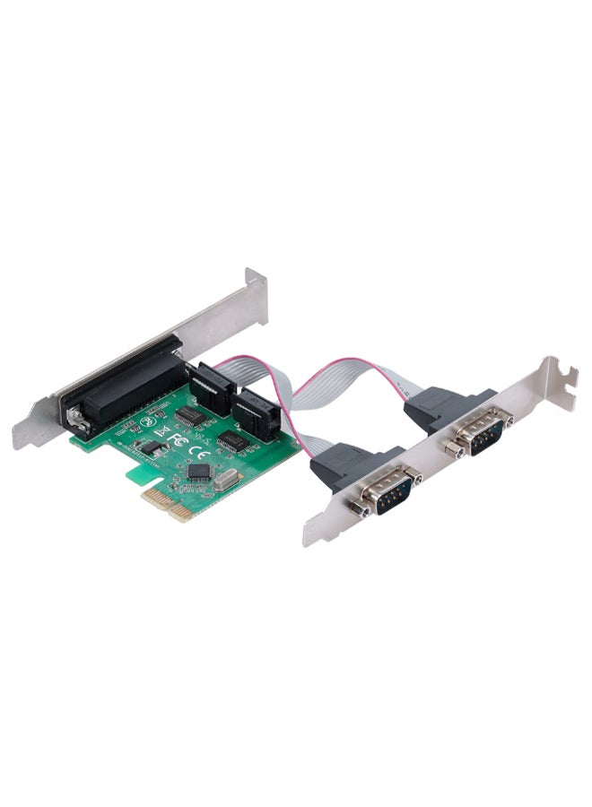 ماركة غير محددة بطاقة توسيع بمنفذ PCI-E متوازي تسلسلي أخضر  - Image 2