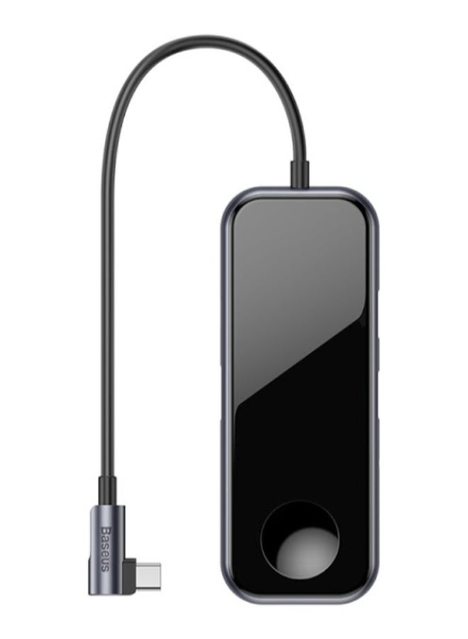 Baseus 5-In-1 Superlative Multifunctional Hub Grey - Image 1