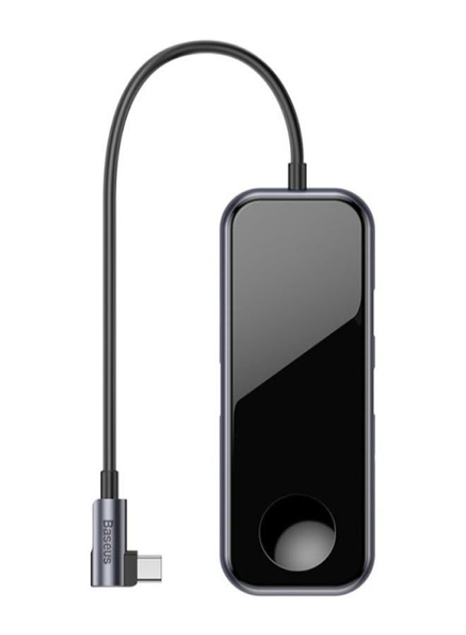Baseus 5-In-1 Superlative Multifunctional Hub Grey - Image 2