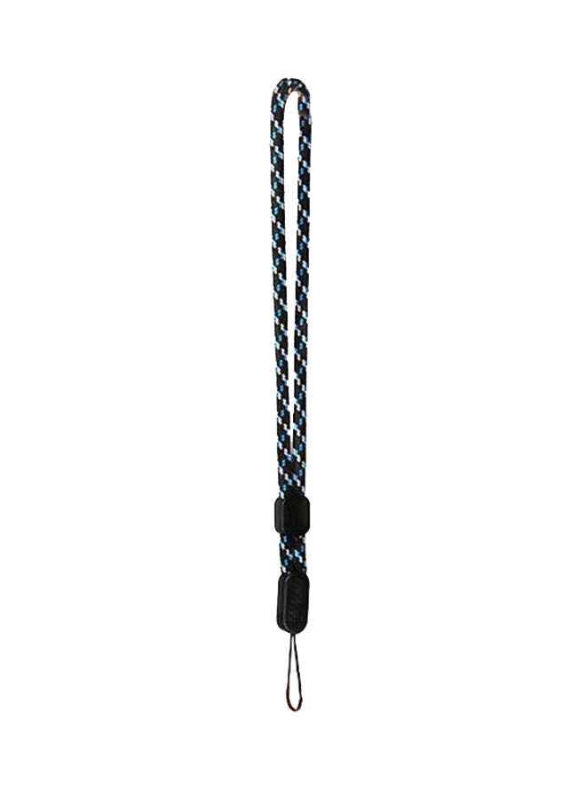 Lanyard Wrist Strap Black Blue 