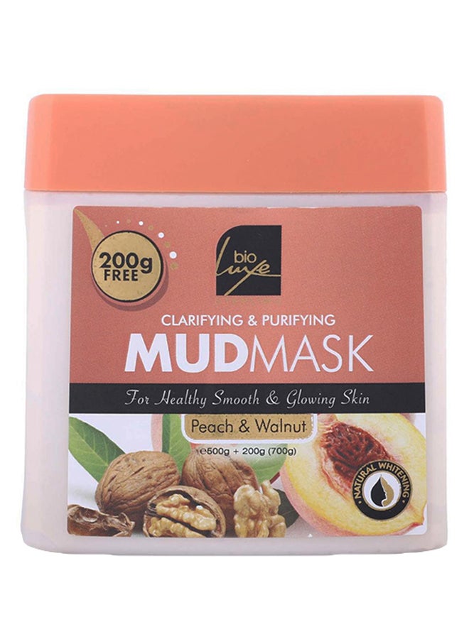 BIOLUXE - Peach And Walnut Mud Face Mask 700grams - Image 1