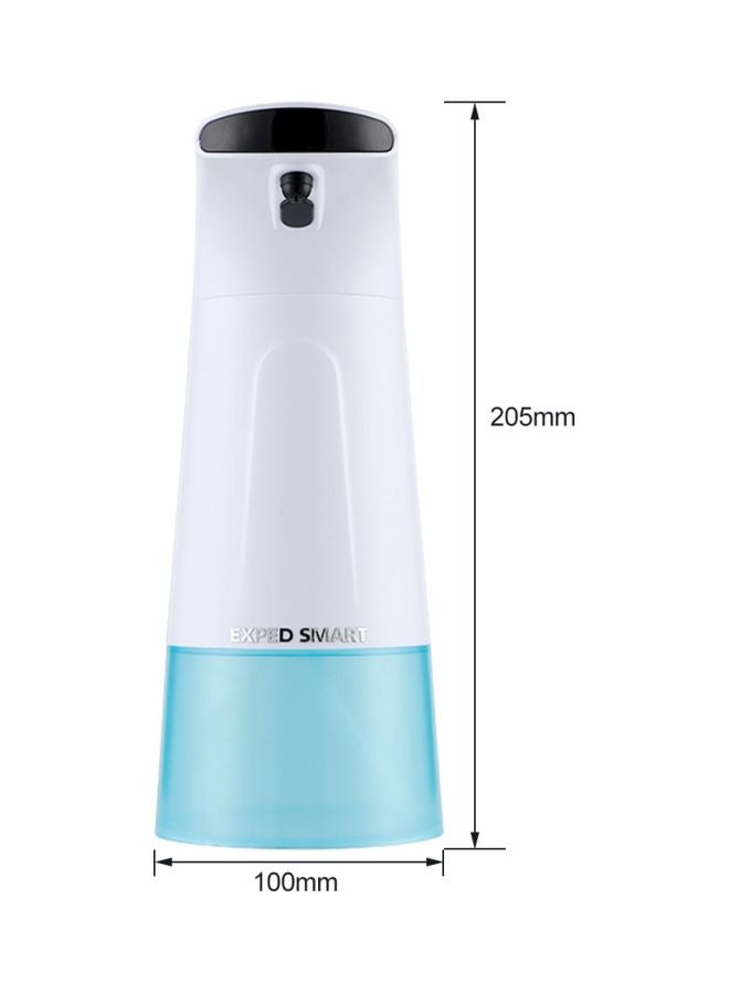 Waterproof Touchless Liquid Soap Dispenser White/Blue 22x8x11cm - Image 2
