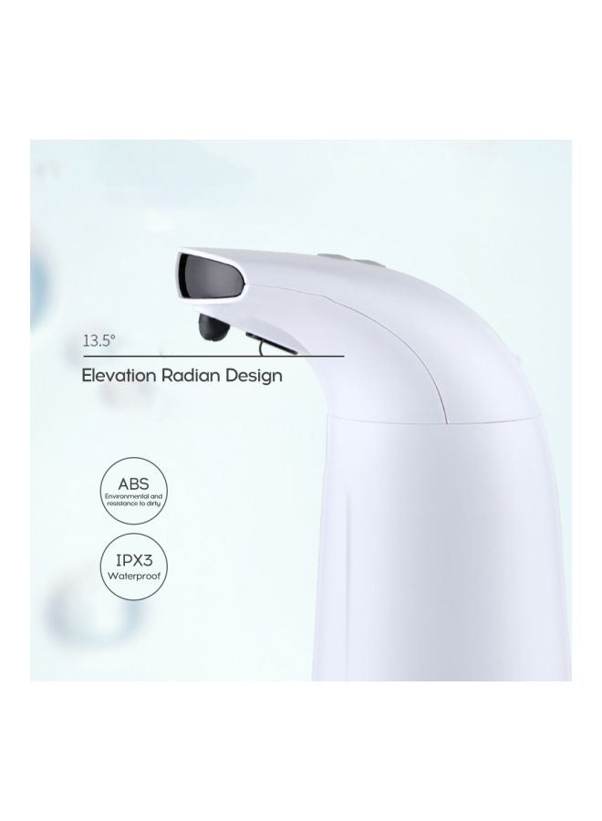 Waterproof Touchless Liquid Soap Dispenser White/Blue 22x8x11cm - Image 3