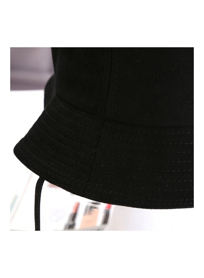 Adjustable Anti-Saliva And Anti-Dust Face Protective Cap Black 43x3x25centimeter  - Image 2