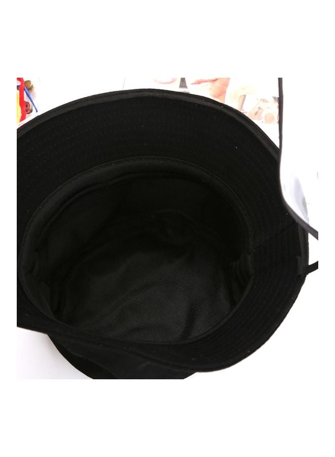 Adjustable Anti-Saliva And Anti-Dust Face Protective Cap Black 43x3x25centimeter  - Image 3