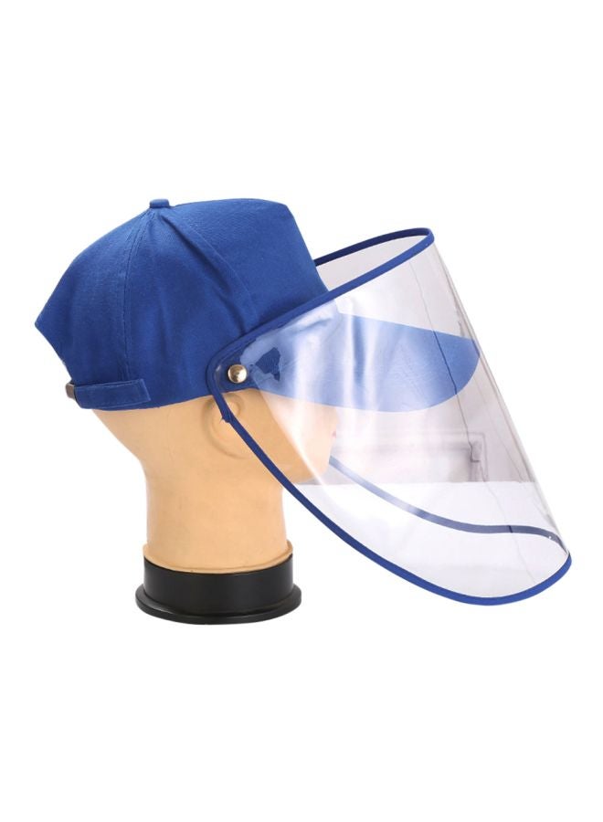 Adjustable Anti-Saliva And Anti-Dust Face Protective Cap Blue 43x3x25centimeter - Image 1