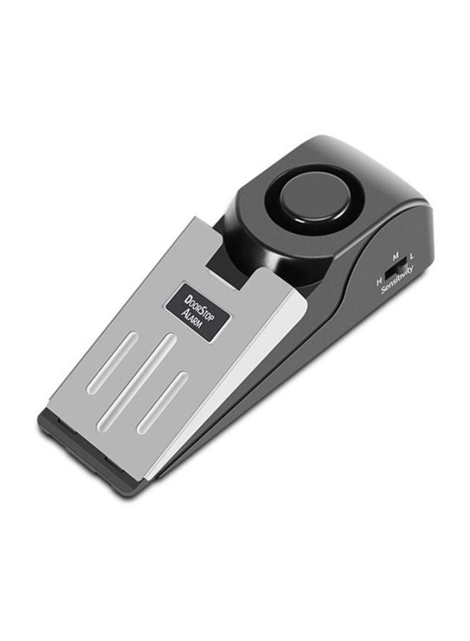 Wireless Door Stop Vibration Alarm Black/White  - Image 1