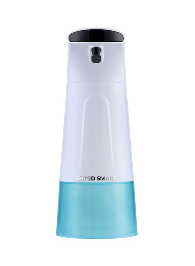 Waterproof Touchless Liquid Soap Dispenser White/Blue 22x8x11cm - Image 1