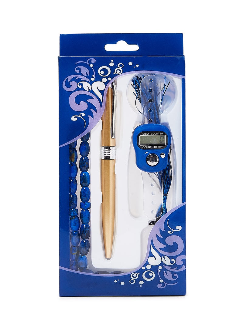 Rosh Prayer Bead With Pen And Finger Tally Counter - Image 1